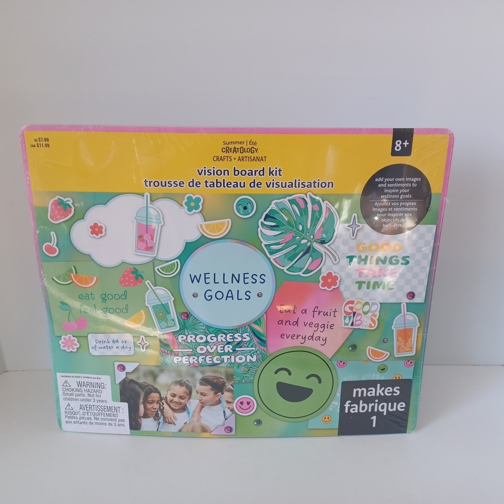 NEW‎ Summer Creatology Vision Board Kit For Kids Ages 8+